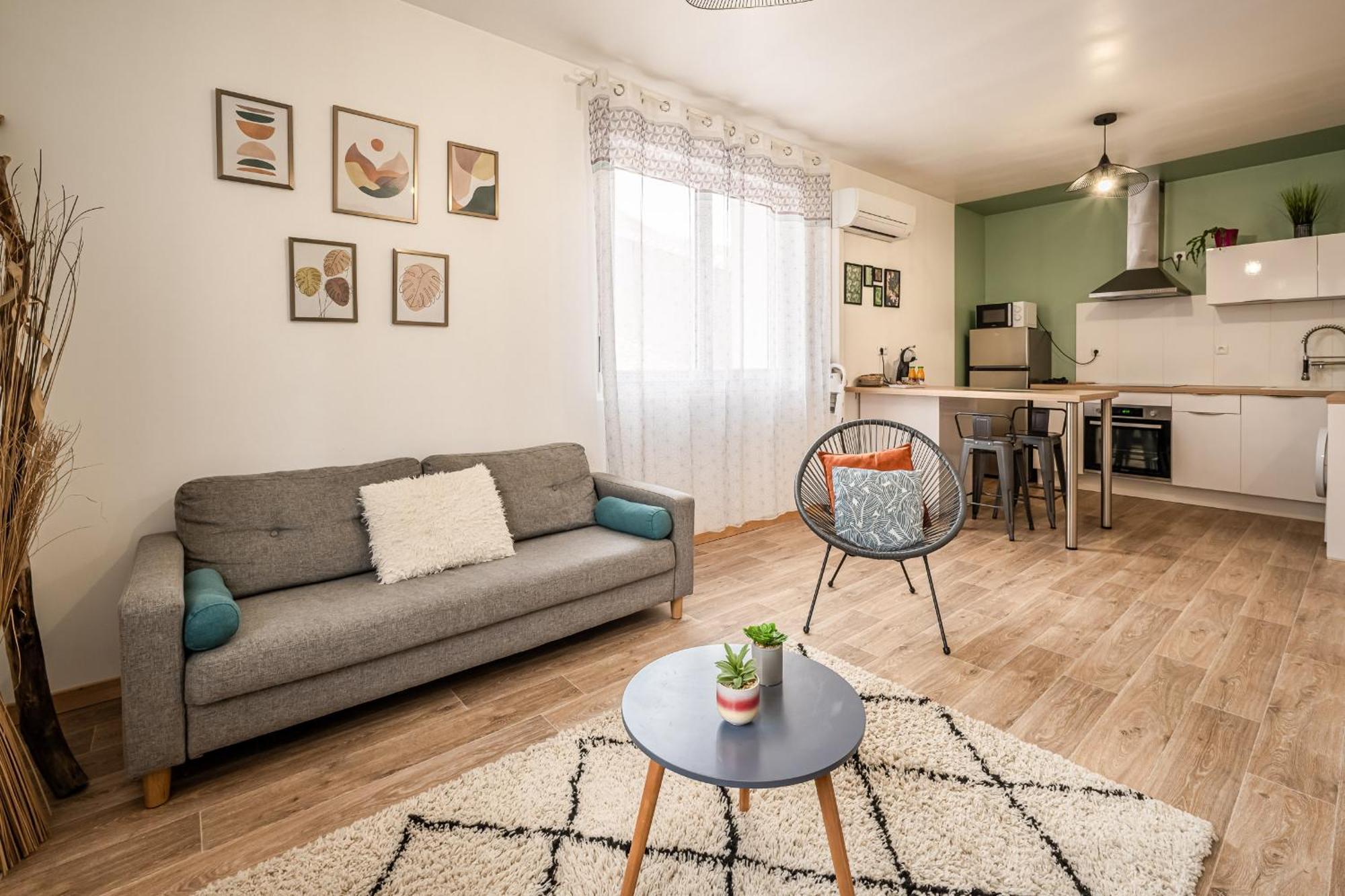 Cosy Green Clim Wifi Centre Ville 2 Pers Lézignan-Corbières المظهر الخارجي الصورة